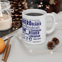 Load image into Gallery viewer, Librarian Word Cloud Ceramic Mug 11oz
