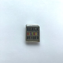 Load image into Gallery viewer, Black History Reader Enamel Pin
