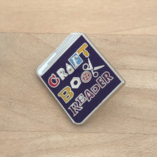 Load image into Gallery viewer, Craft Book Reader Enamel Pin
