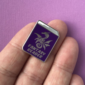 Fantasy Reader Enamel Pin