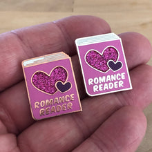 Load image into Gallery viewer, Romance Reader Enamel Pin
