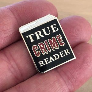 True Crime Reader Enamel Pin