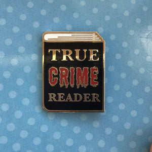 True Crime Reader Enamel Pin