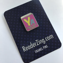 Load image into Gallery viewer, YA Reader Enamel Pin
