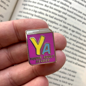 YA Reader Enamel Pin