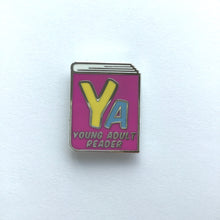 Load image into Gallery viewer, YA Reader Enamel Pin
