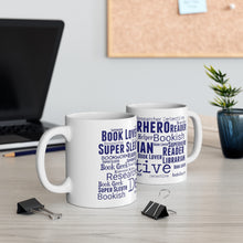 Load image into Gallery viewer, Librarian Word Cloud Ceramic Mug 11oz
