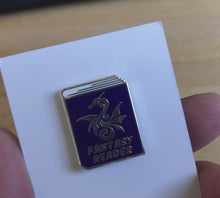 Load and play video in Gallery viewer, Fantasy Reader Enamel Pin
