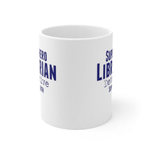 Load image into Gallery viewer, Superhero Librarian Ceramic Mug 11oz
